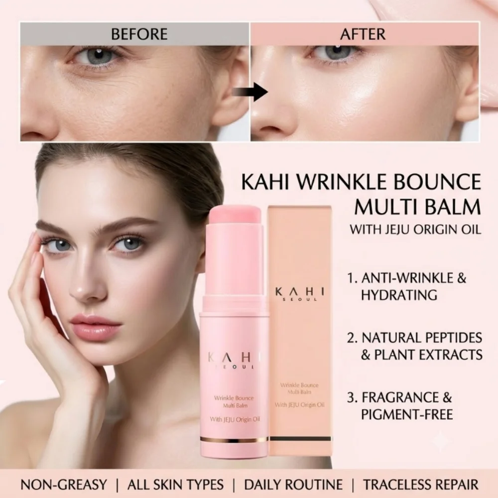 Wrinkle Bounce Multi Balm Stick Face Moisturizing Cream Anti-Aging Remove Fine Lines Hydrating Repairing Skin Care