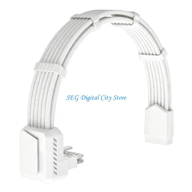 U75B Neat Cable Management 16Pin to 12+4Pin GPU Power Extension For RTX40 Series With Pre Installed Cable