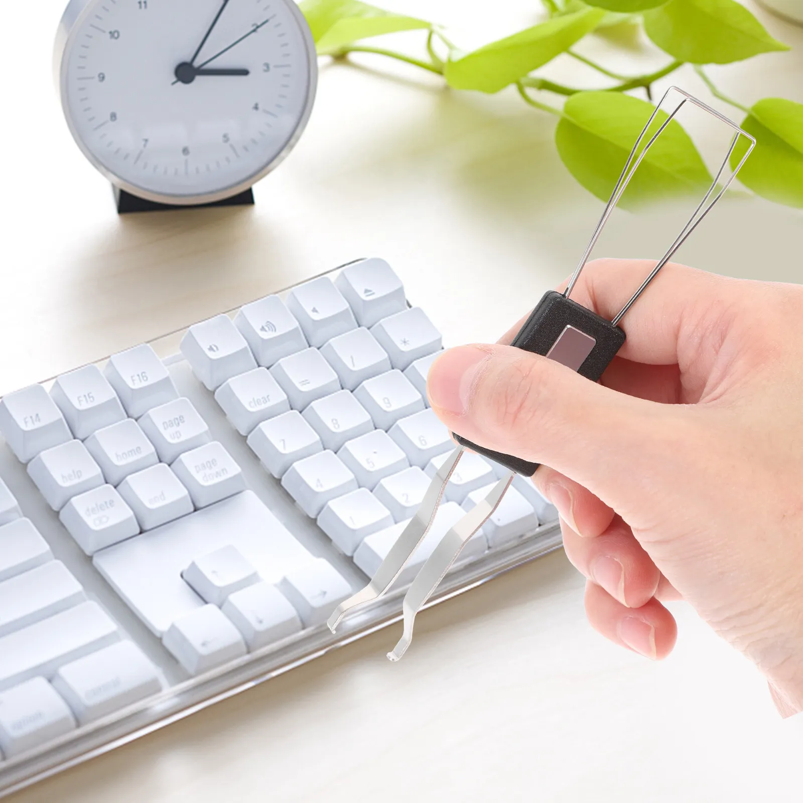 Keycap Puller Tool Durable Metal Material Multi Functional Compatible Mechanical Keyboards Keyboard Accessories Computer