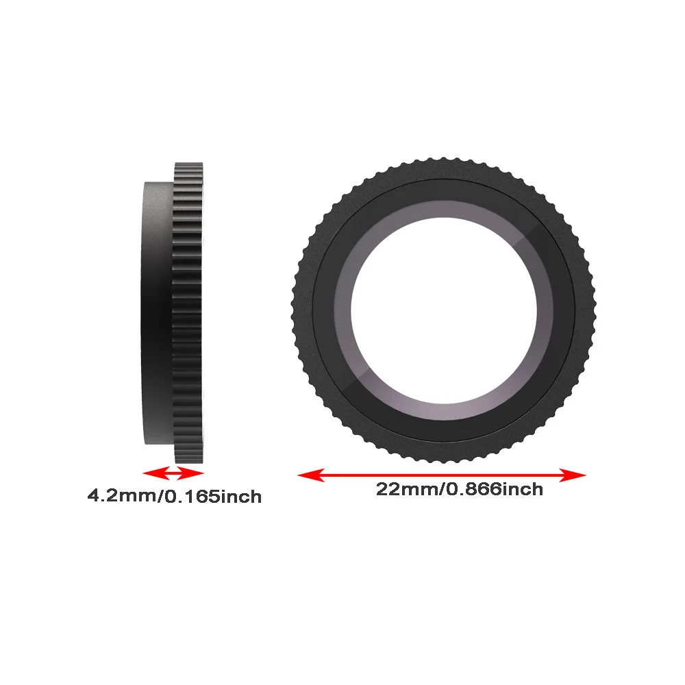 

For Insta360 GO Ultra Lens Protective Glass Cover Protection Lens Tempered Glass Finger Camera Aluminum Alloy Cover Accessories