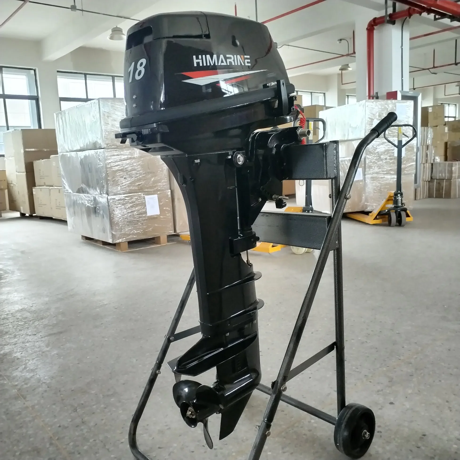 Himarine Genuine Like For Tohatsu 2 Stroke 18HP Outboard Motor Boat Engine for Fishing Boat