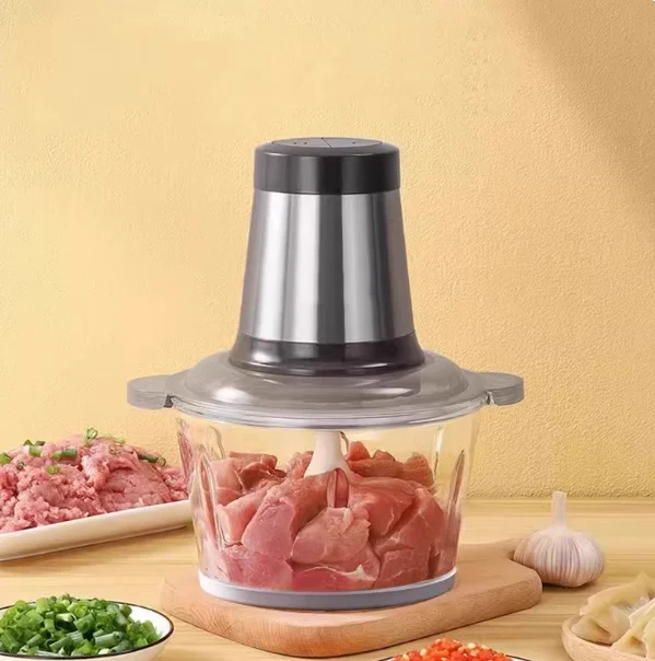 Multfunctional Garlic Peeler Household Electric Meat Grinder Garlic Shredder  Fruit and Vegetable Chopper Kitchen Tool