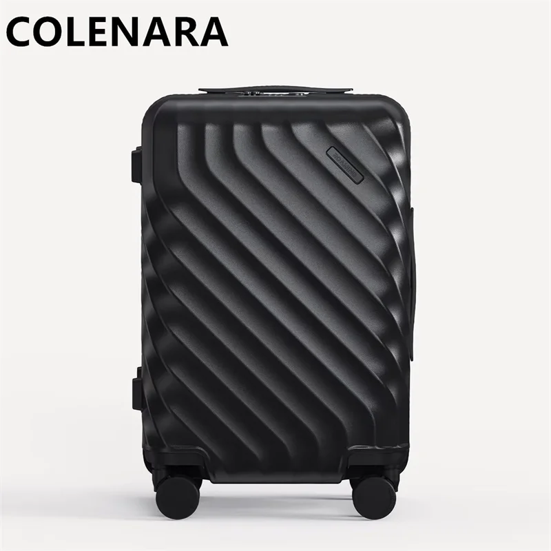 

Чемодан COLENARA 20/24/26 дюймов, большой вместимости, на колесиках, из поликарбоната, для ручной клади, женский, с кодовым замком, дорожная сумка