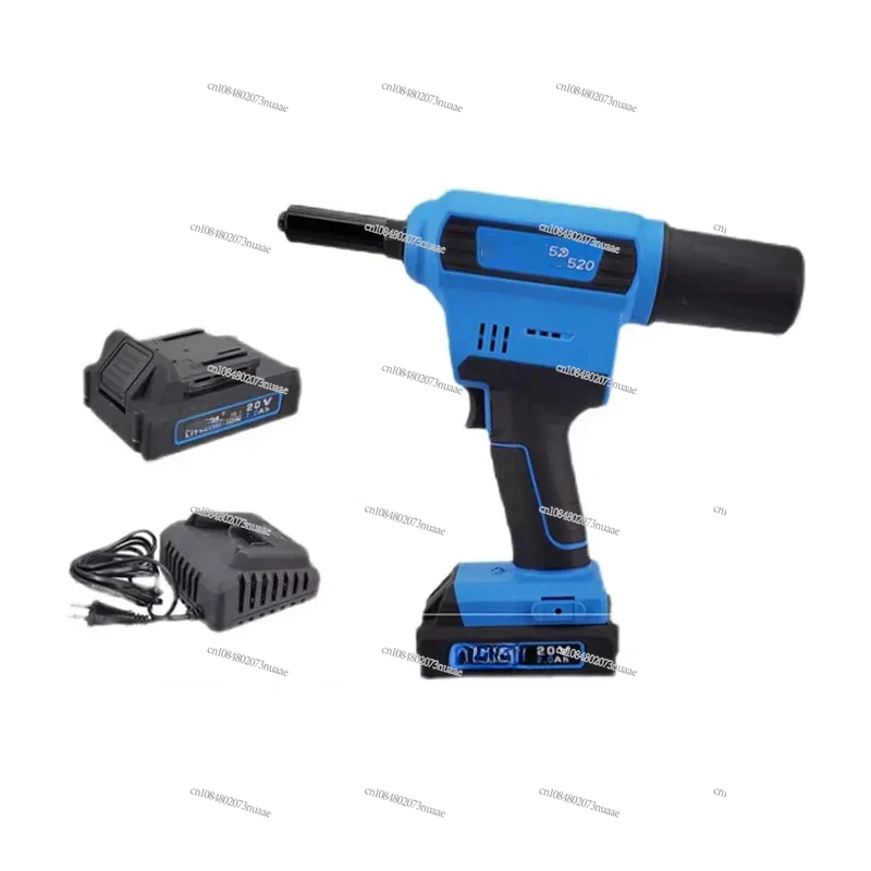 Electric Rivet Gun Power Riveting Tool, Automatic Blind Riveter, Rivet Nut, Steel, Aluminum Cordless, 1/4 