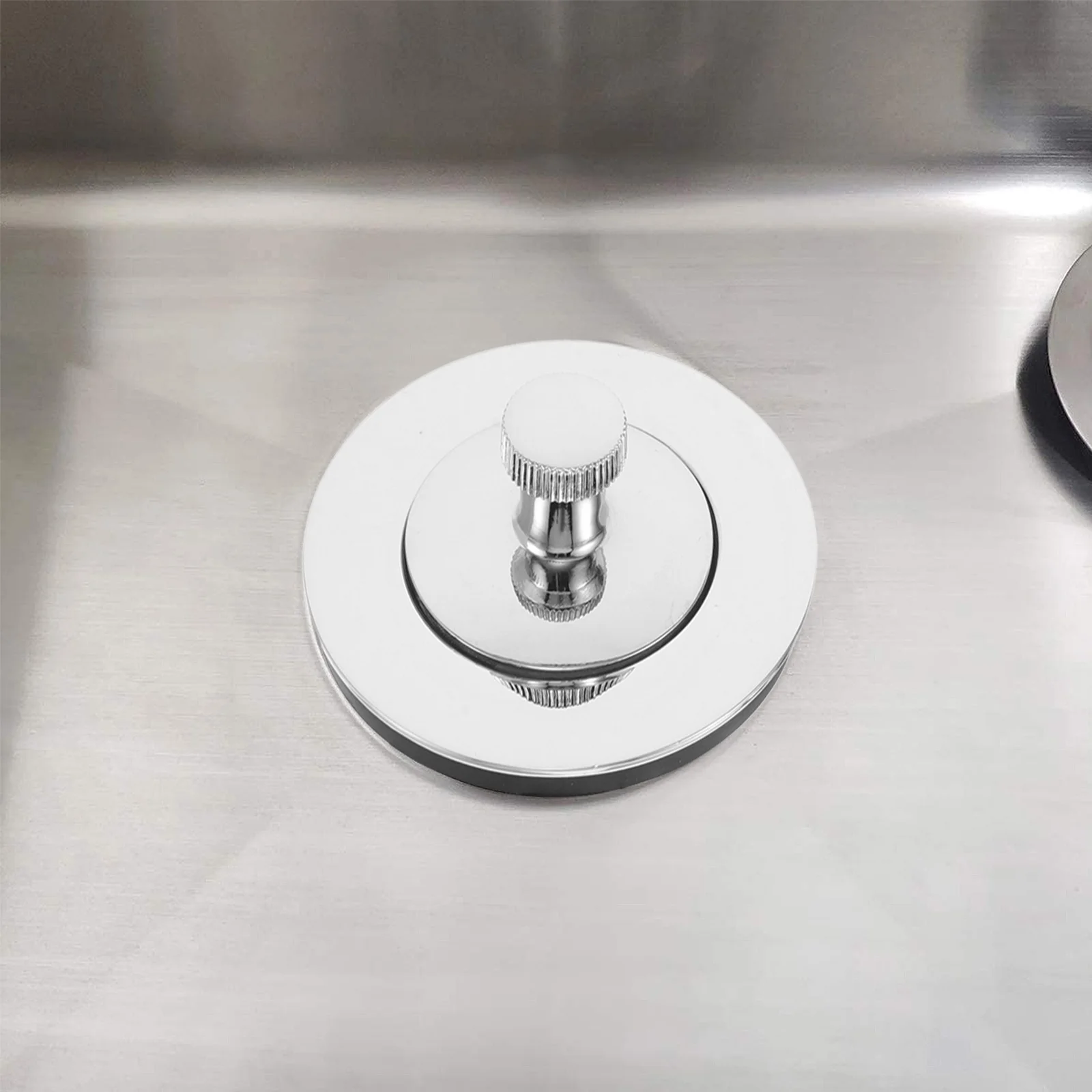 

1Set Bathtub Drain Stopper Replacement Kit Chrome Odor Prevention Smooth Drainage Easy Install Home Bathroom Bathtub Drain Tool