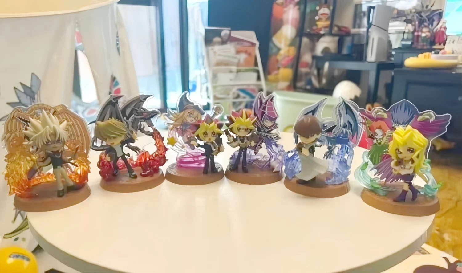 Re-Ment Yu-Gi-Oh! Duel Monsters – coffret aveugle, Mini figurines Anime, Collection, ensemble complet de 6 jouets à collectionner, cadeau