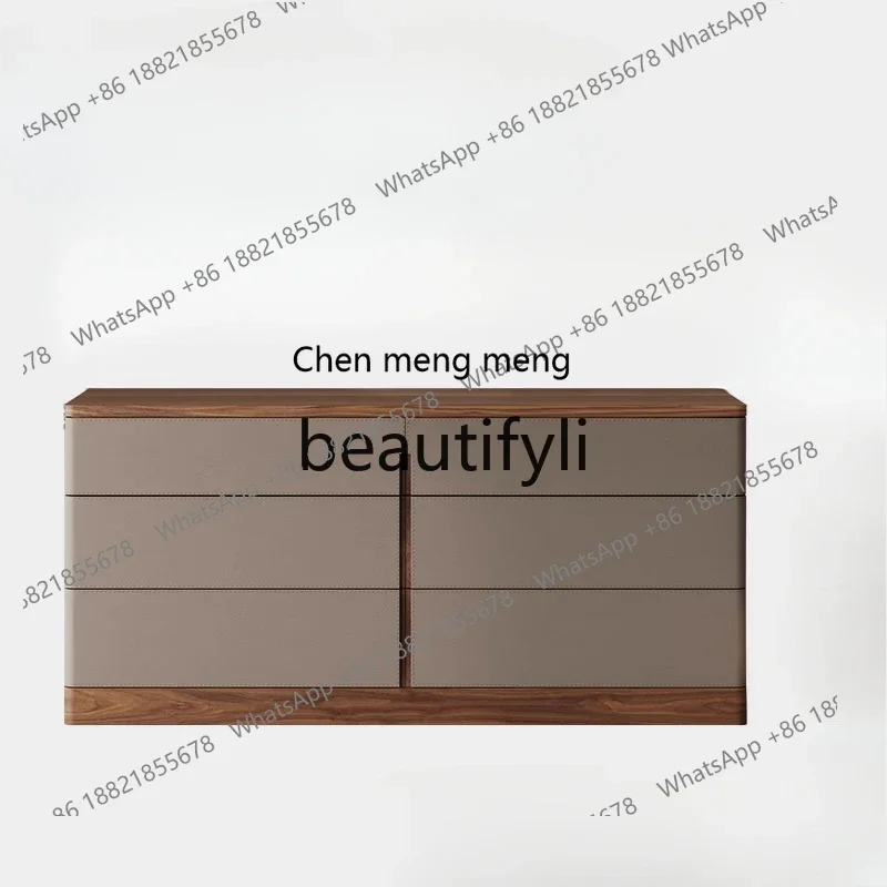 

N178 G Italian minimalist six-bucket cabinet Italian designer six-bucket locker storage cabinet living room bedroom