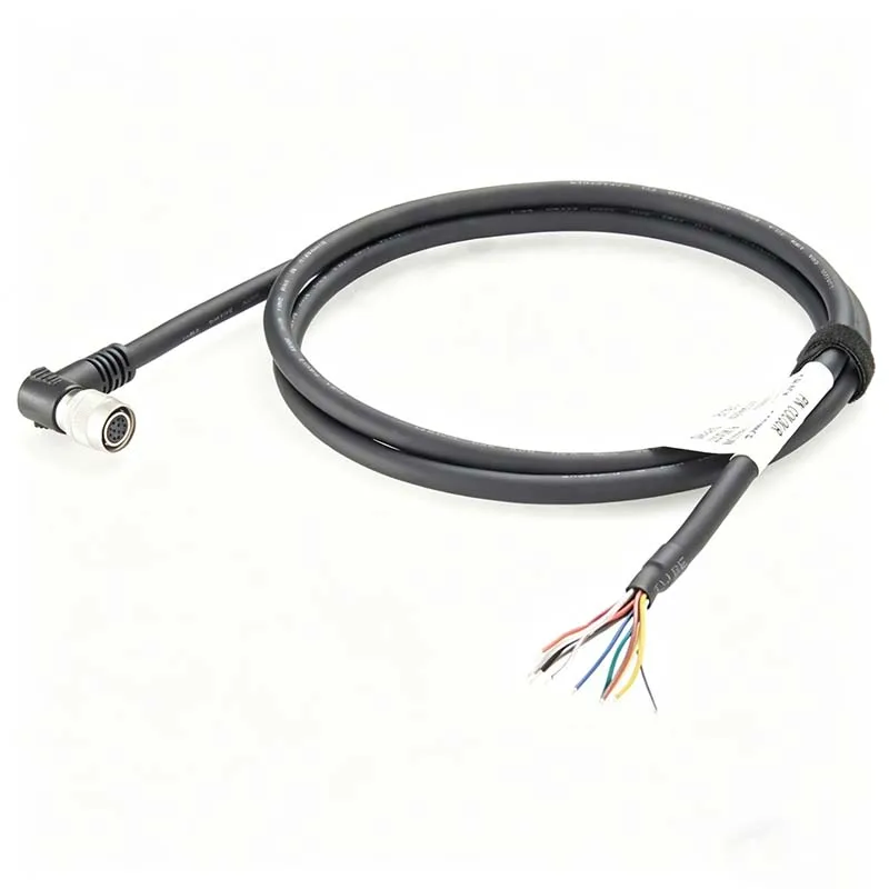 12-pin Female Right-Angle I/O Control Cable; Industrial Camera GPIO Trigger Cable; Machine Vision Signal Connection Cable