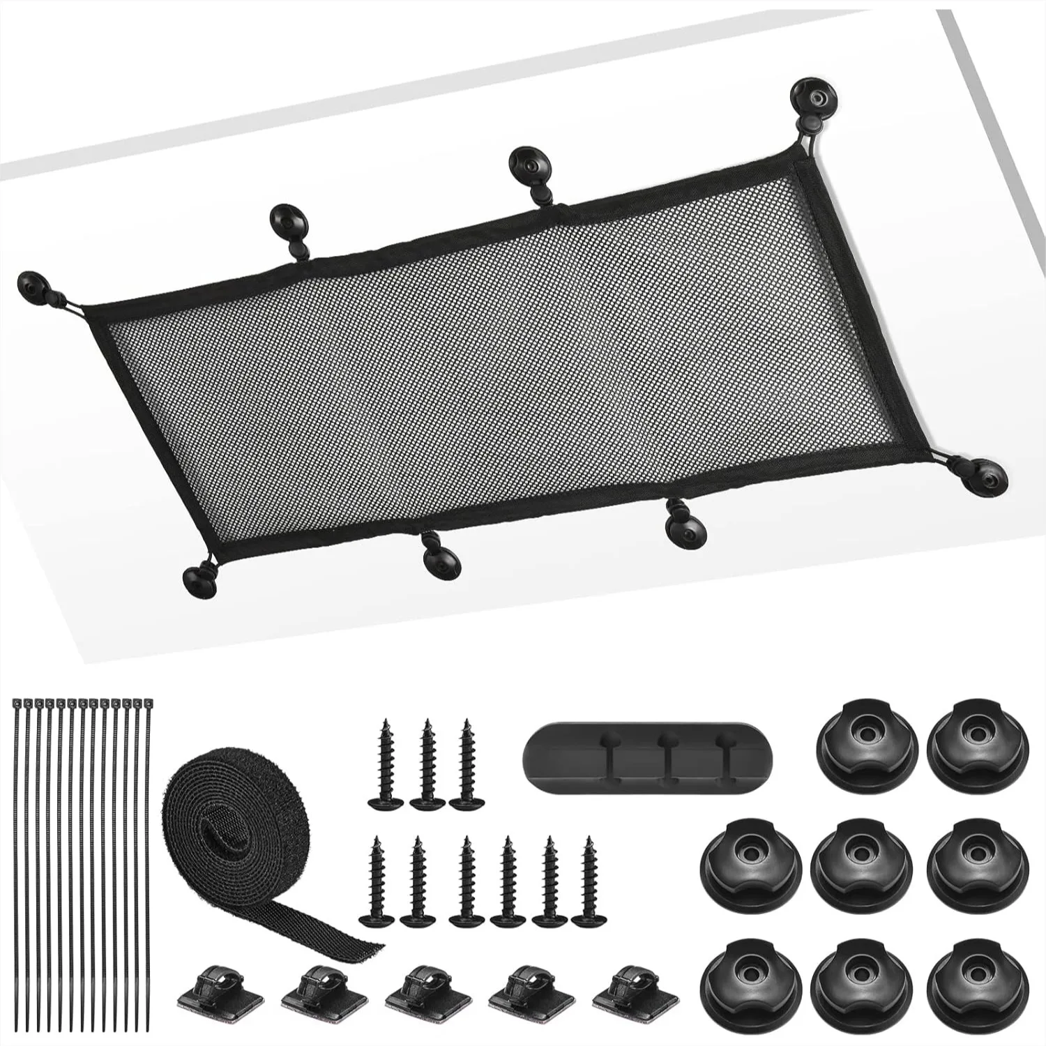 

Cable Management Net Under Desk 26x10 Inches Large Capacity Cord Organizer For Office Home Standing Desk
