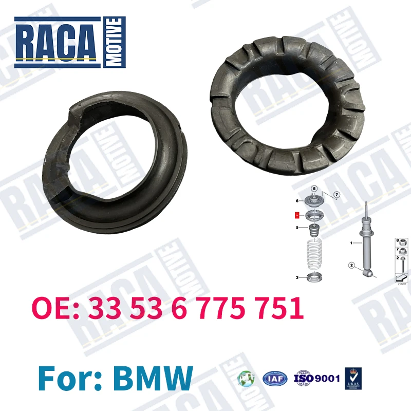 

For BMW 5 Series 6 Series F11 F10 F06 F12 F13 Suspension Spring Pad Strut Mounting 33536775751 33 53 6 775751
