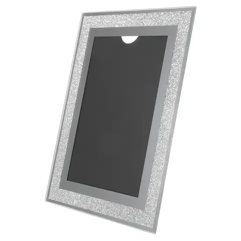 Crystal Glass Photo Frame Pictures Desk Frames Clear Holder Home Household Lovers Bridal Shower Glass Photo Frame Picture Holder
