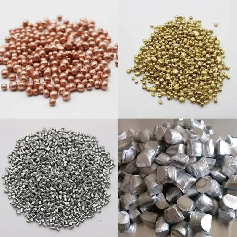 50g Metal Pellets Aluminum/Copper/Brass/Zinc/Titanium beads DIY accessories lab research science  material