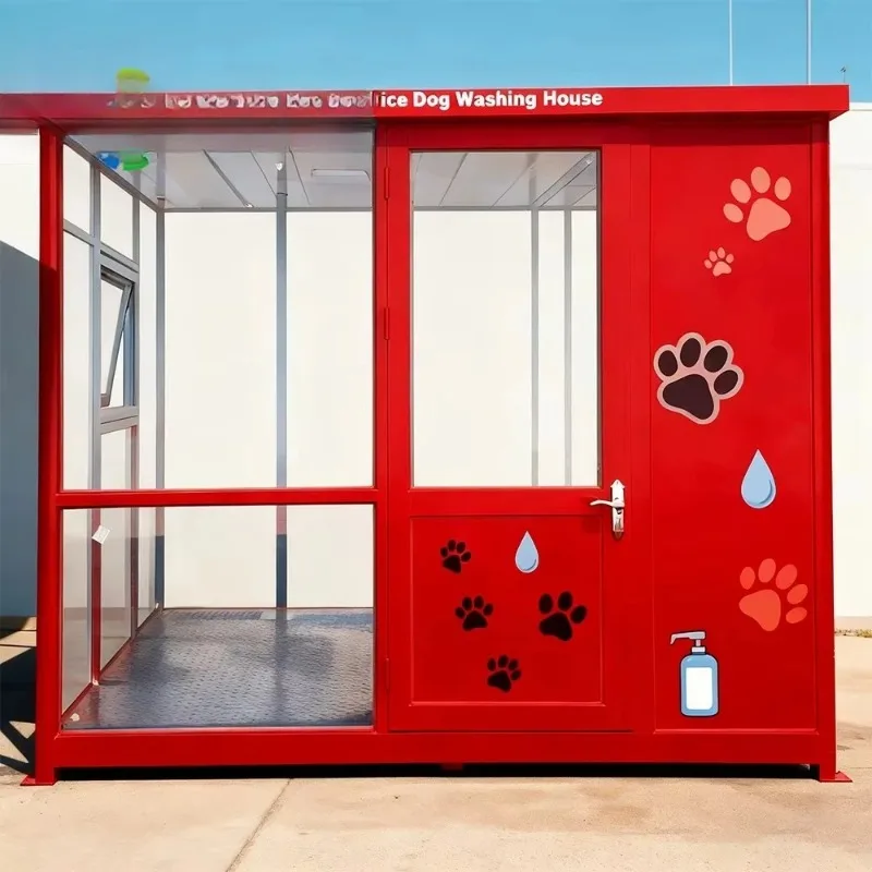 Customized 24 Hour Self Service Pet Dog Washing Machine Multi Function Easy Clean Eco Friendly Bathing Machine