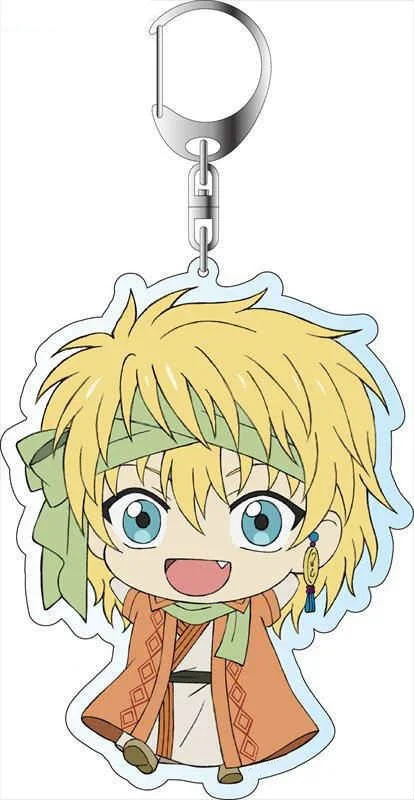 Fans Geschenken Game Anime Yun Zeno Jaeha Sinha Kija Hak Yona HD Figuren Acryl Sleutelhanger hanger Ornament Collectie Serie Ongeveer 6cm