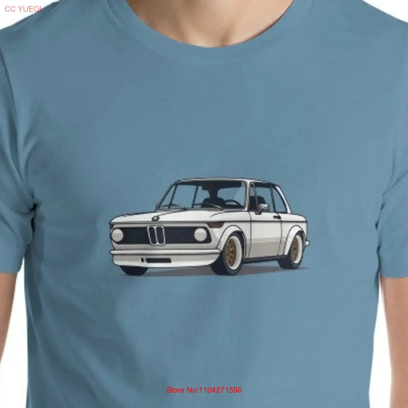 White 2002 Turbo T Shirt Classic Car Auto Enthusiast Retro Illustration Vintage Inspired vintage Washed Casual Versatile Unisex