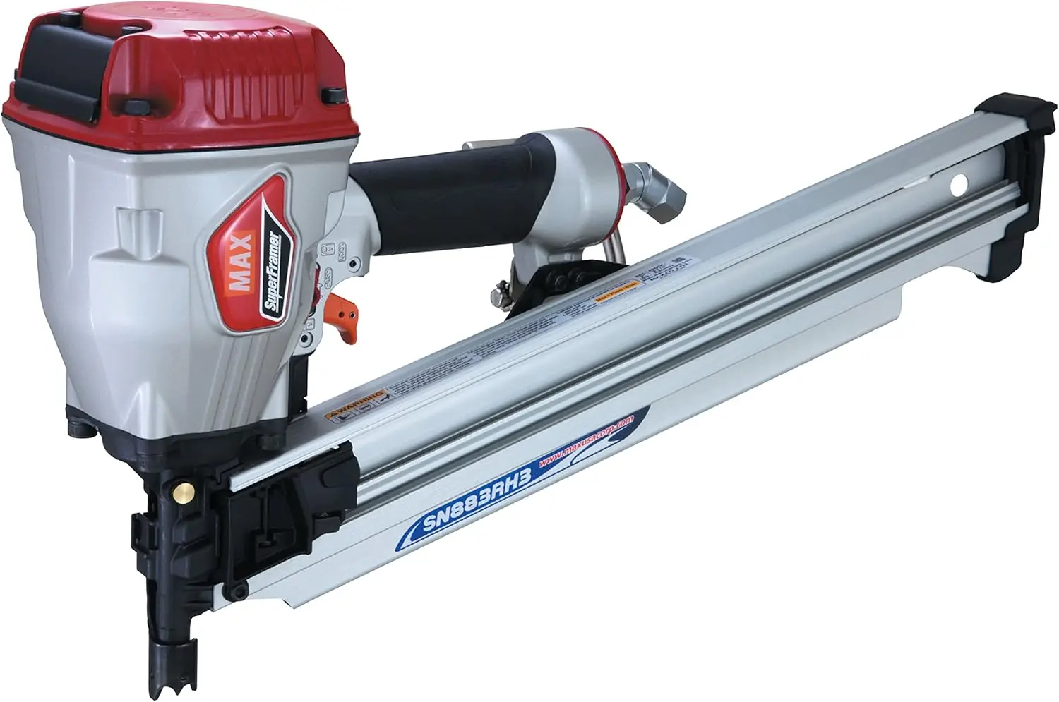 Superframe 21 graus enquadramento cabeça redonda completa vara nailer até 3-1/4 "emaranhado livre giro plug gancho rafter de aço resistente