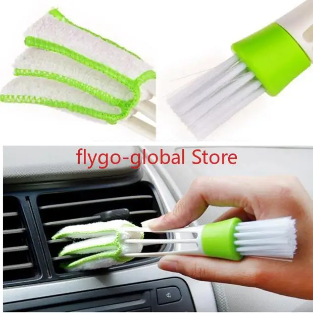 Car Air Conditioning Vent Blinds Cleaning Brush Plastic Dirt Duster Brush  For part  Car