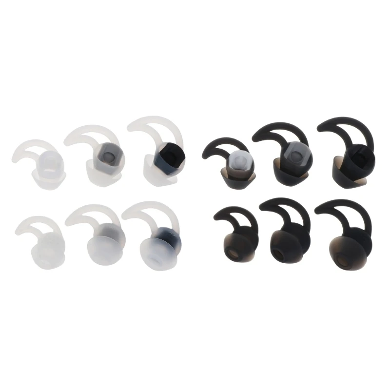 Replacement Silicone Tips for In Ear Earphones Earbuds Earhook For BOSE Sound Sport Wireless QC20 QC30 Noise Isolation