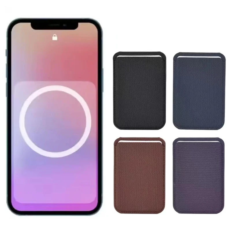 Für MagSafe Wallet Techwoven Tech Woven Starker Magnet 2-Kartenhalter mit Animation für iPhone 17 16 15 14 13 12 Pro Max