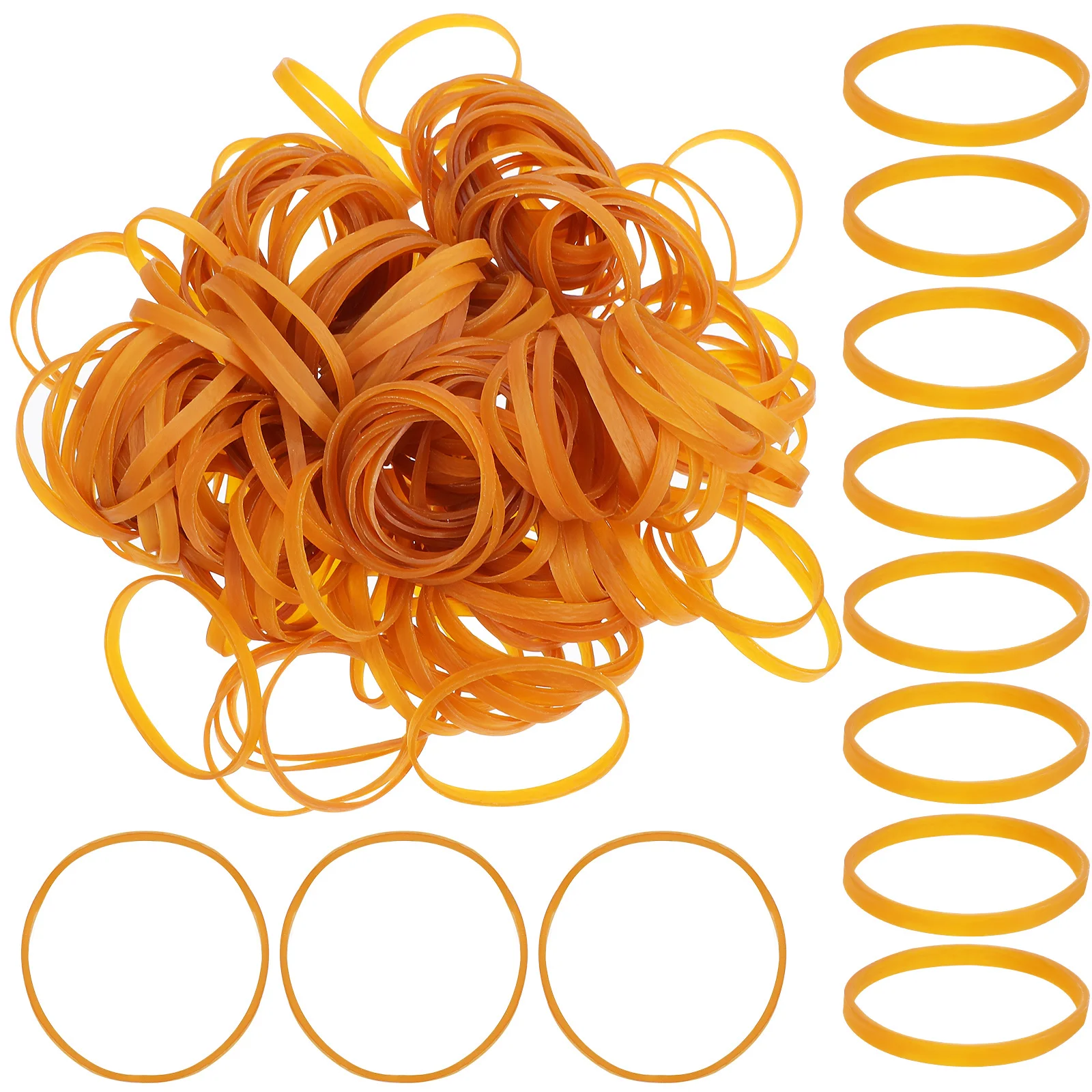 350 pcs Wide Rubber Thickened Elastic Bands For Office Home School Use Rubber Bands Bulk Household Supplies Handicrafts Sewing