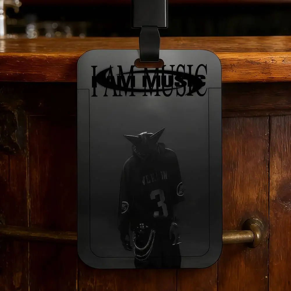 Rapper P-Playboi Carti I am Music Card holders for ID cards student cards employee badges and protective cases
