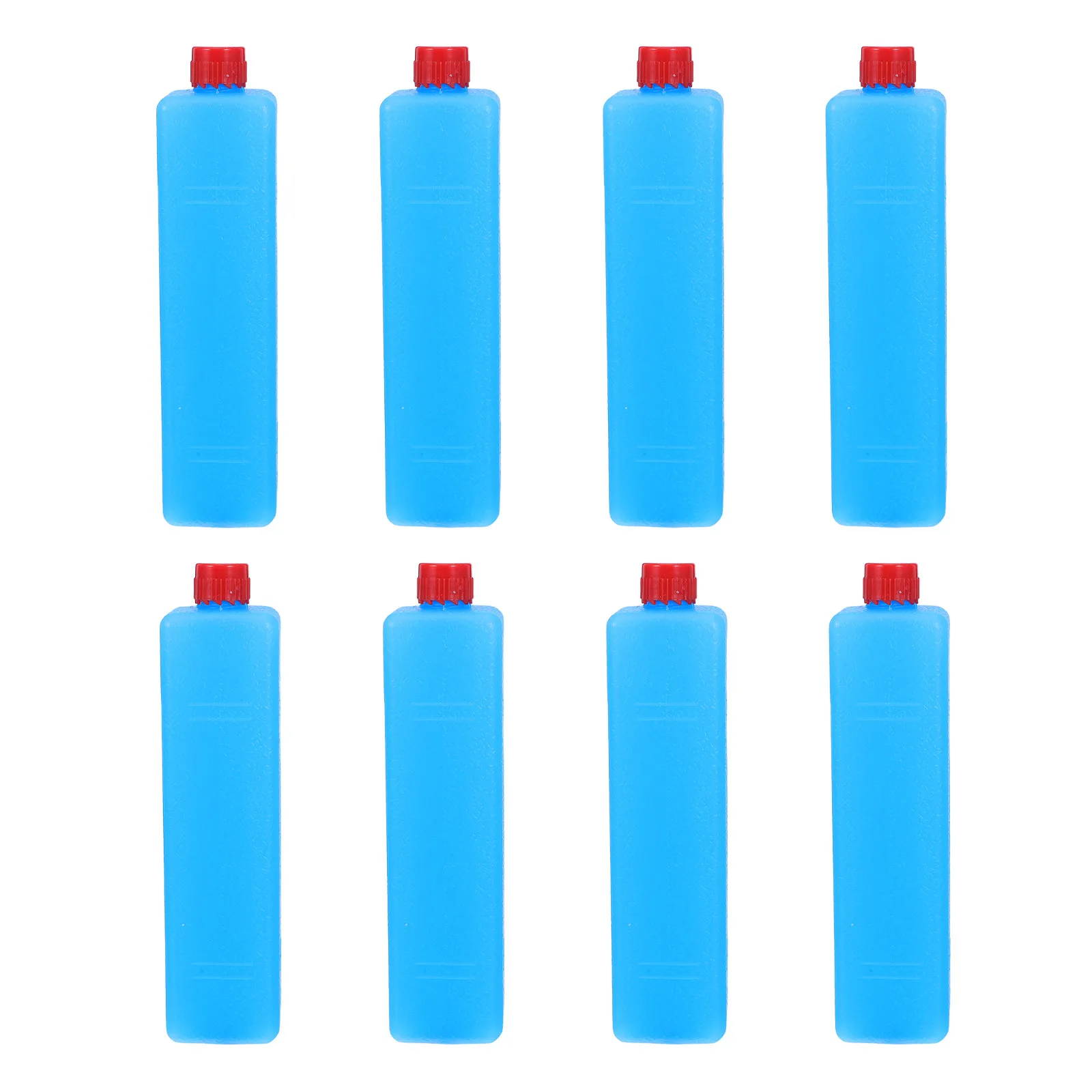 8Pcs Portable Air Conditioner Ice Packs Refillable Slim Ice Cooler Blocks for Ac Fan Food Drink Preservation Camping Picnic