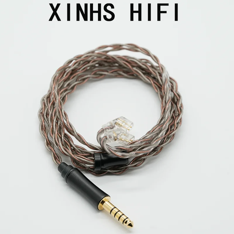 

XINHS HIFI 4-Core A01 Earphone IEM Upgrade Cable with 4.4mm, 3.5mm, 0.78mm, and 2-Pin MMCX Connectors, For NX8 Himalaya Cantor