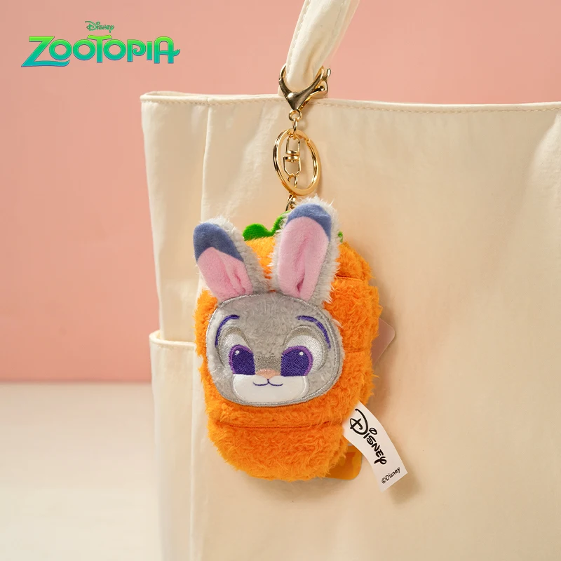 Disney Zootopia Judy Carrot Plush toy Cartoon Cute Doll keyring Throw Pillow Children's Toys Gift