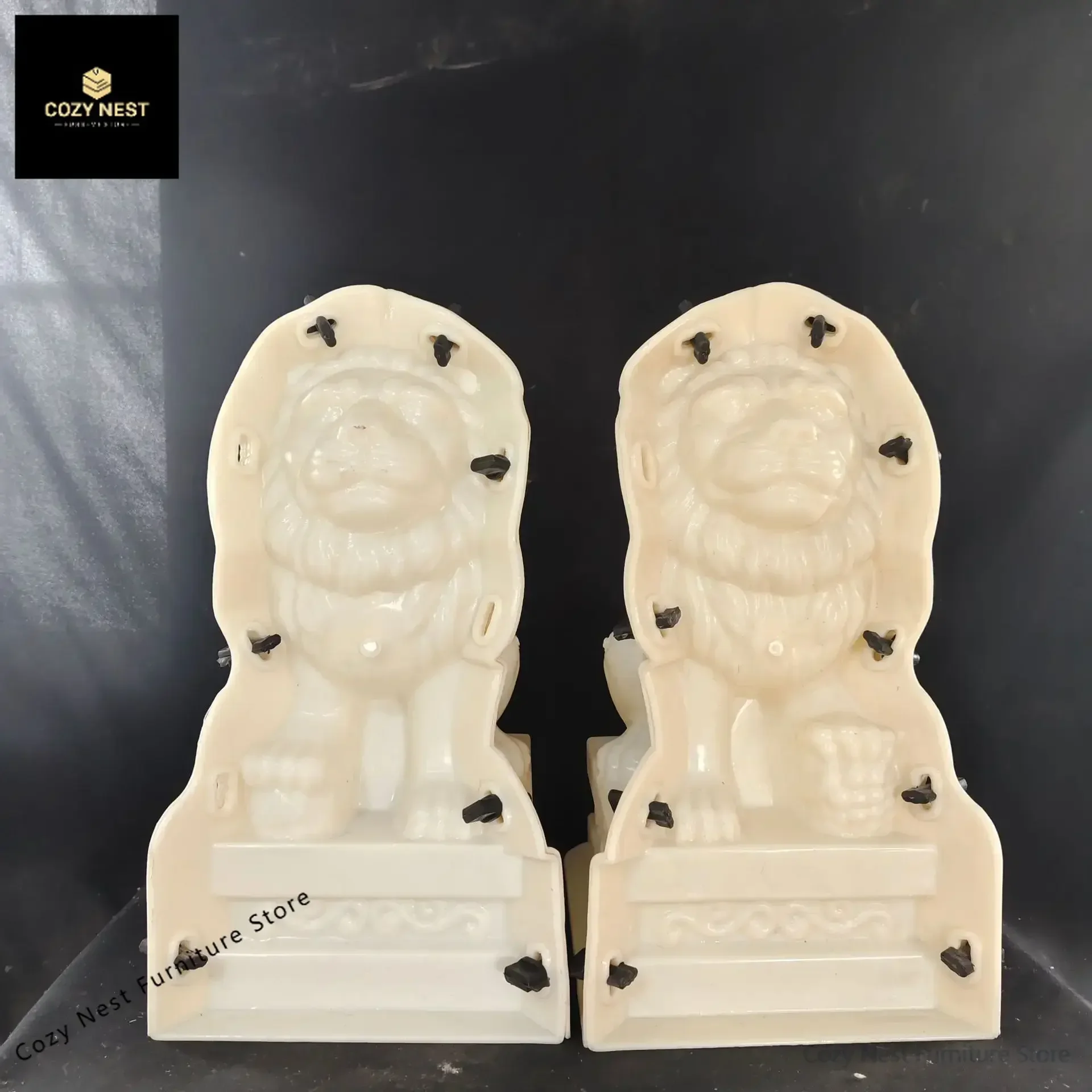 Male and Female Little Lion Mold, Single Lion Mold Roman Column Balcony Ornament, Mold Cement Products