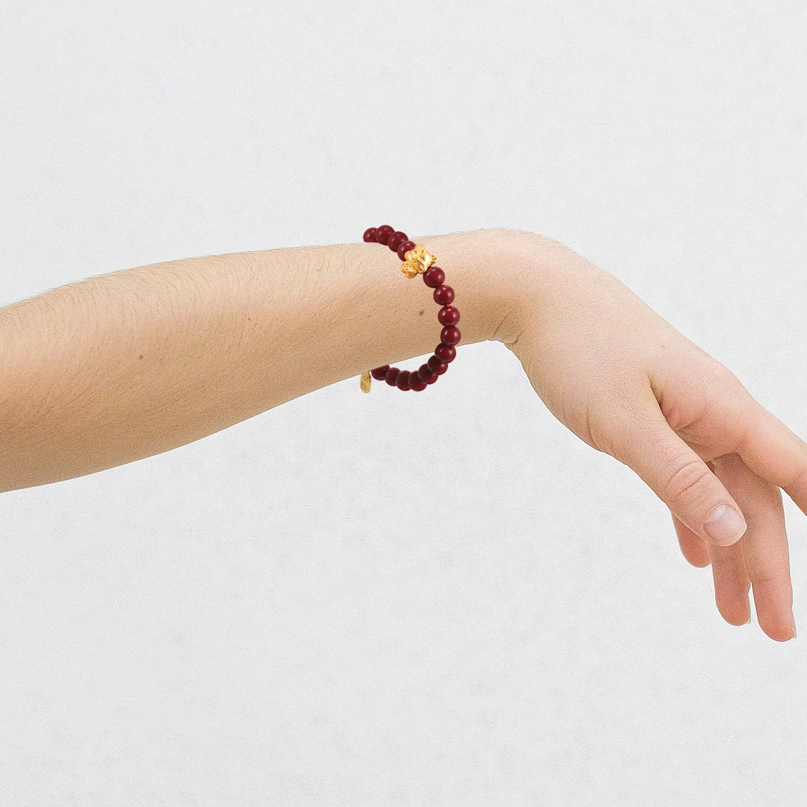 

Dragon Year Bracelet Red Beaded Durable Jewelry Cartoon Elegance for Men Women New Year Protection Red Bracelet