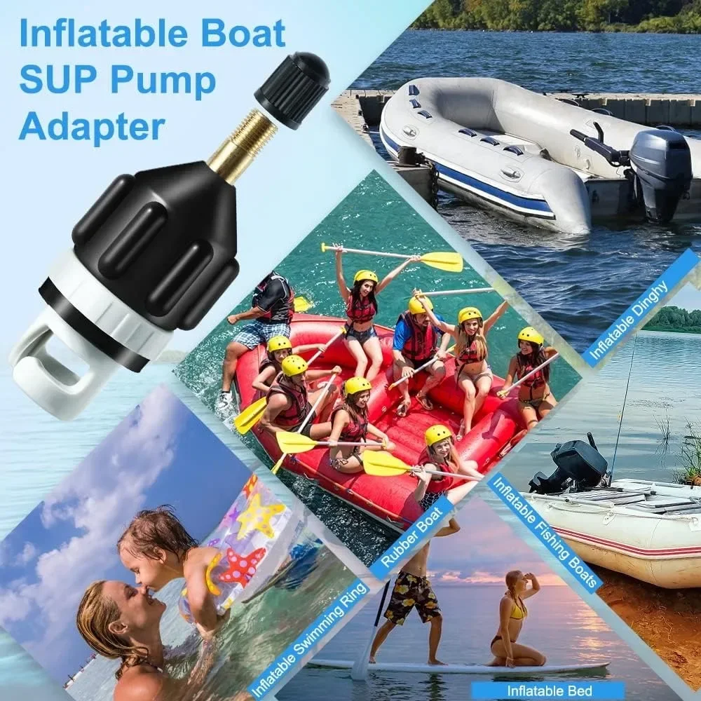 Inflatable Boat SUP Pump Adapter,Premium  Air Sturdy  Air Adapter, Quickly Inflation & Strong Sealing, Paddleboard & Kayak.