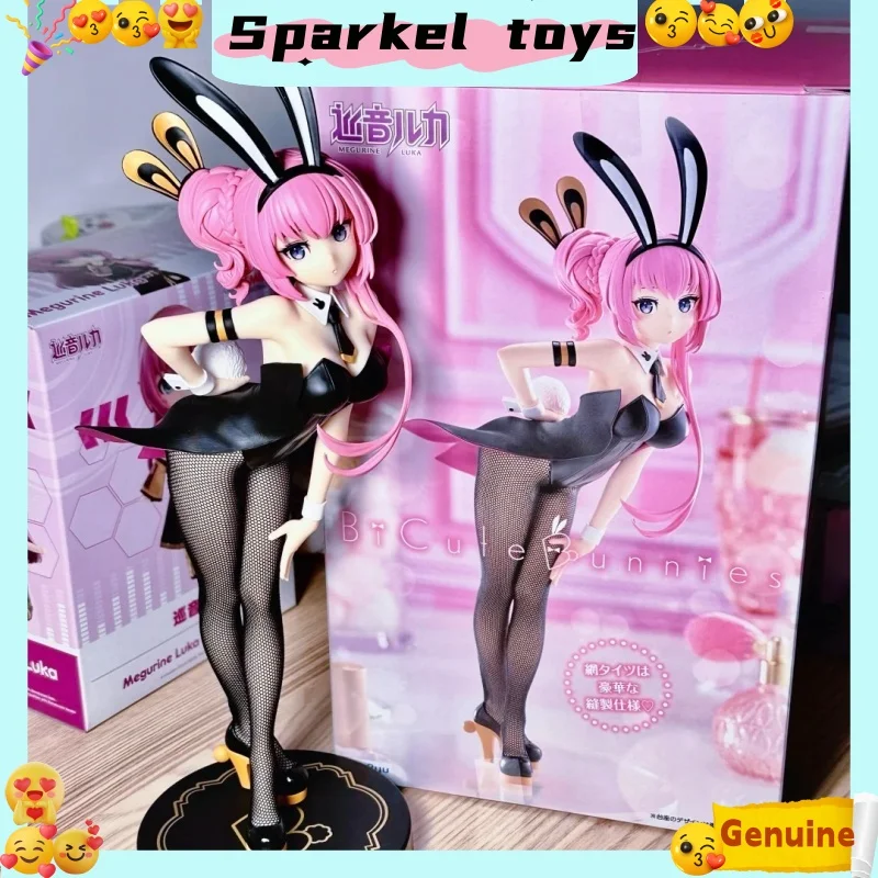 

In Stock Original Furyu Miku Patrol Luka Rabbit Girl Kwaii Desktop Decoration Collection Model Toys Action Figure Birthday Gift