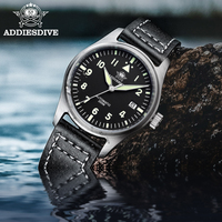 ADDIESDIVE Man Watch Vintage C3 Super Luminous 39mm Sapphire Glass 200m Waterproof 8215 Automatic Mechanical Diving Watches Male
