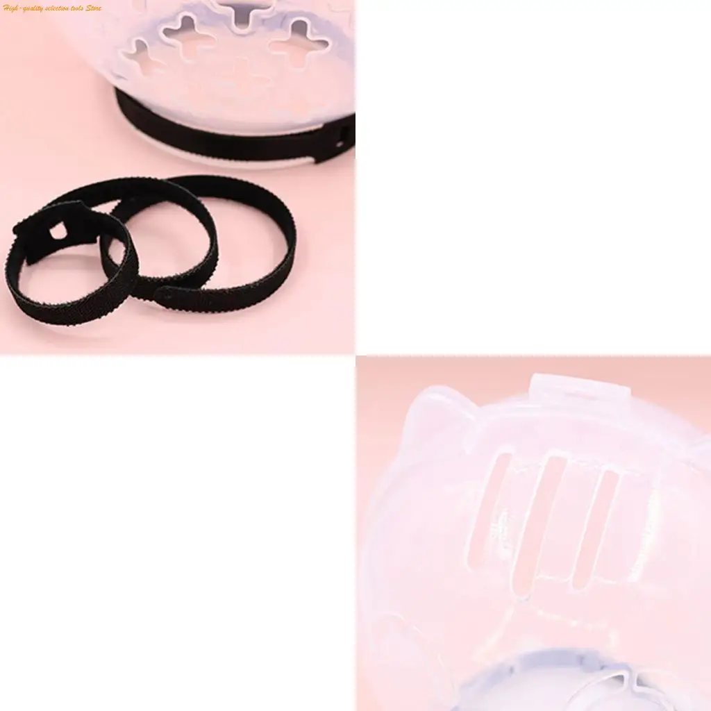 203F Cats Space Helmet Protective Headgear Safety Ventilated Easy To Wear Dog Muzzle