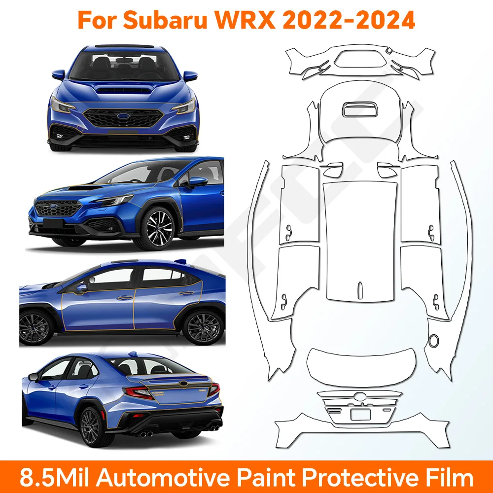 

TPU For Subaru WRX 2022 2023 2024 Anti-Scratch Paint Protection Film Car Body Clear Bra Pre-cut PPF Anti-Scratch Resistant Cover