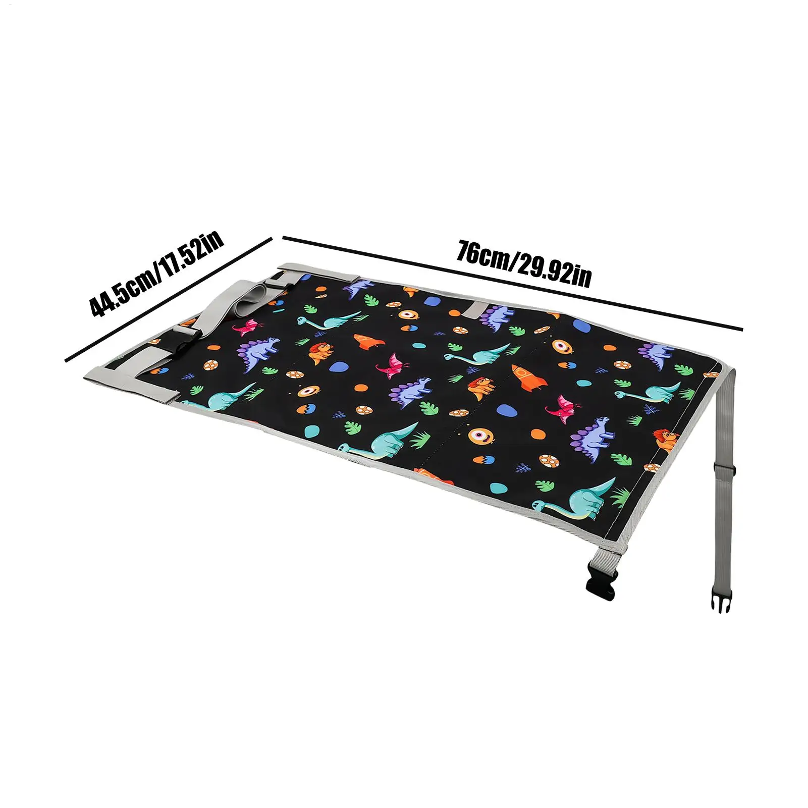 Kids Airplane Bed Airplane Seat Extender For Kids Soft Foot Rest Foldable Comfortable Cot For Traveling Playing Overnight Train