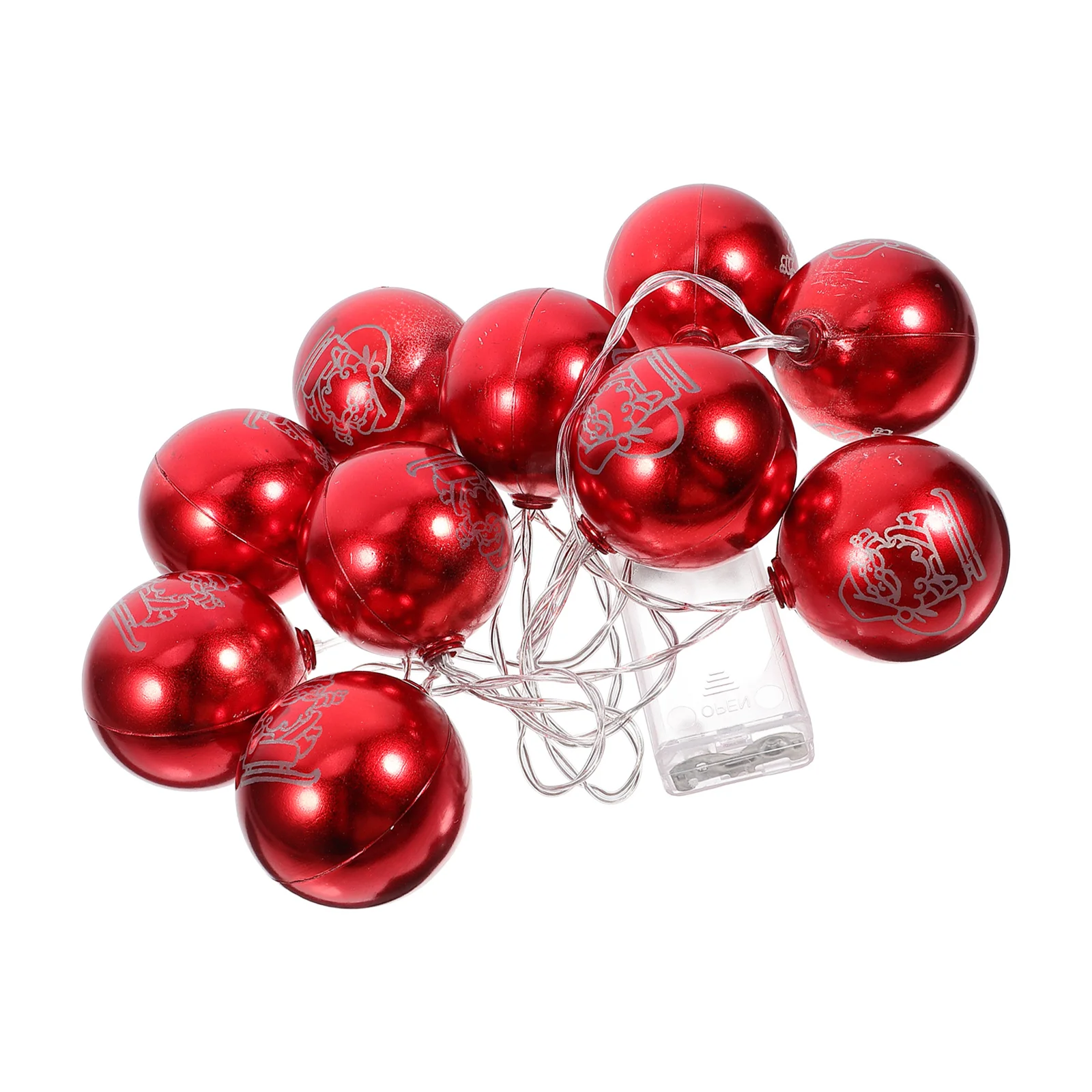 1.5 متر LED غلوب سلسلة أضواء ملونة تعمل بالطاقة 10 LED الكرة الجنية أضواء لحديقة حفلة عيد الميلاد الديكور #2