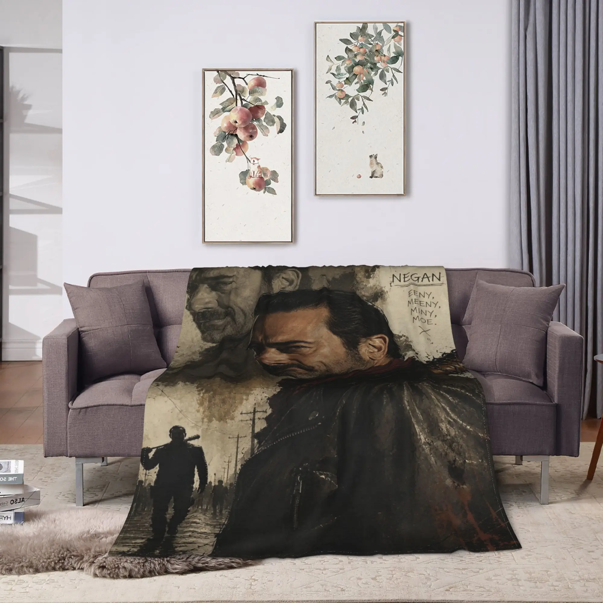 Negan Smith Blanket Soft  Throw Blanket Winter Kids Adults Home Decor Picnic Bedspread