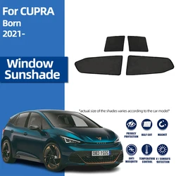 For Seat Cupra Born 2021 2022 2023 2024 Car Sunshade Shield Front Windshield Curtain Rear Side Baby Window Sun Shade Visor