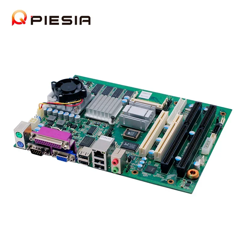 Placa Base Industrial de 12V/ATX con 2 Ranuras ISA, CPU Celeron M o Pentium M 855GM, Doble Canal LVDS de 24 Bits, 512 MB de RAM Integrada