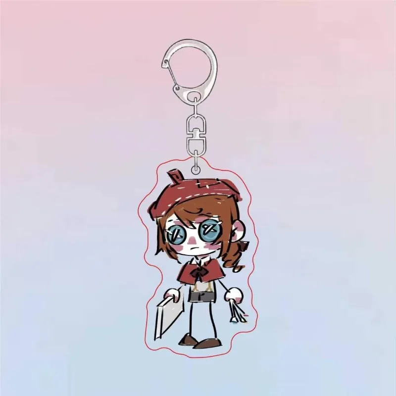 Game Identity V Acyrlic Key Chains Cosplay Figures Emil Ada Mesmer Aesop Carl Cartoon Bag Pendant Keyring Fans Birthday Gifts