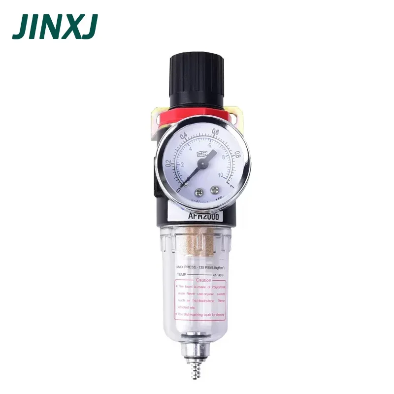 HLH AFR2000 Pneumatic Filters 1/4 Pneumat Filter For Air Compressor Moisture Separator Pressure Regulator Oil Water