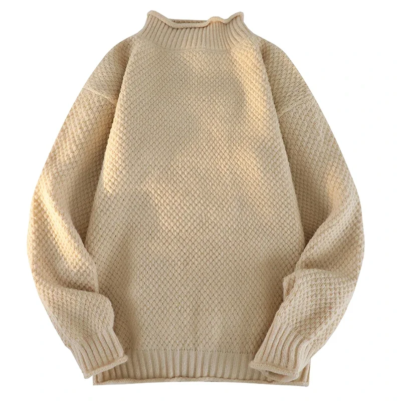 جديد الرجال مريحة للتنفس الدافئة البلوز سترة لخريف وشتاء موضة الاتجاه جولة الرقبة محبوك البلوز