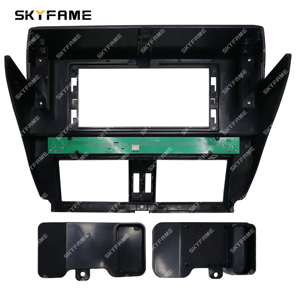 SKYFAME Car Frame Fascia Adapter Canbus Box Decoder Android Radio Dash Fitting Panel Kit For Toyota Prado