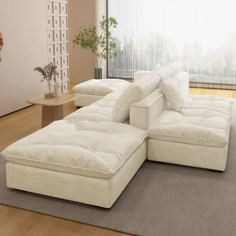 Adults Family Living Room Sofas Minimalist Recliner Comfortable Modern Sofas Corner Relaxing Canape Salon De Luxe Home Furniture