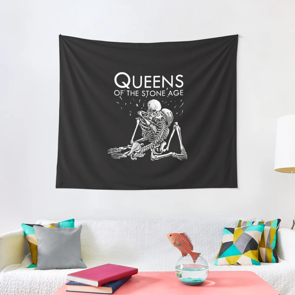 Queen Of The Stone Age T-Shirt Queen of the Stone Age Tapestry Room Decor Room Decor Cute Things To The Room Wall Tapestries