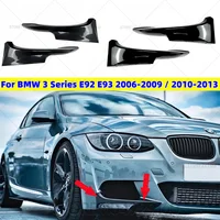 Kit de carrocería de labio de parachoques delantero para BMW Serie 3 E92 E93 M3 m-tech 2006-2009 / 2010-2013, cubierta de lámpara antiniebla, divisor de Canards delantero