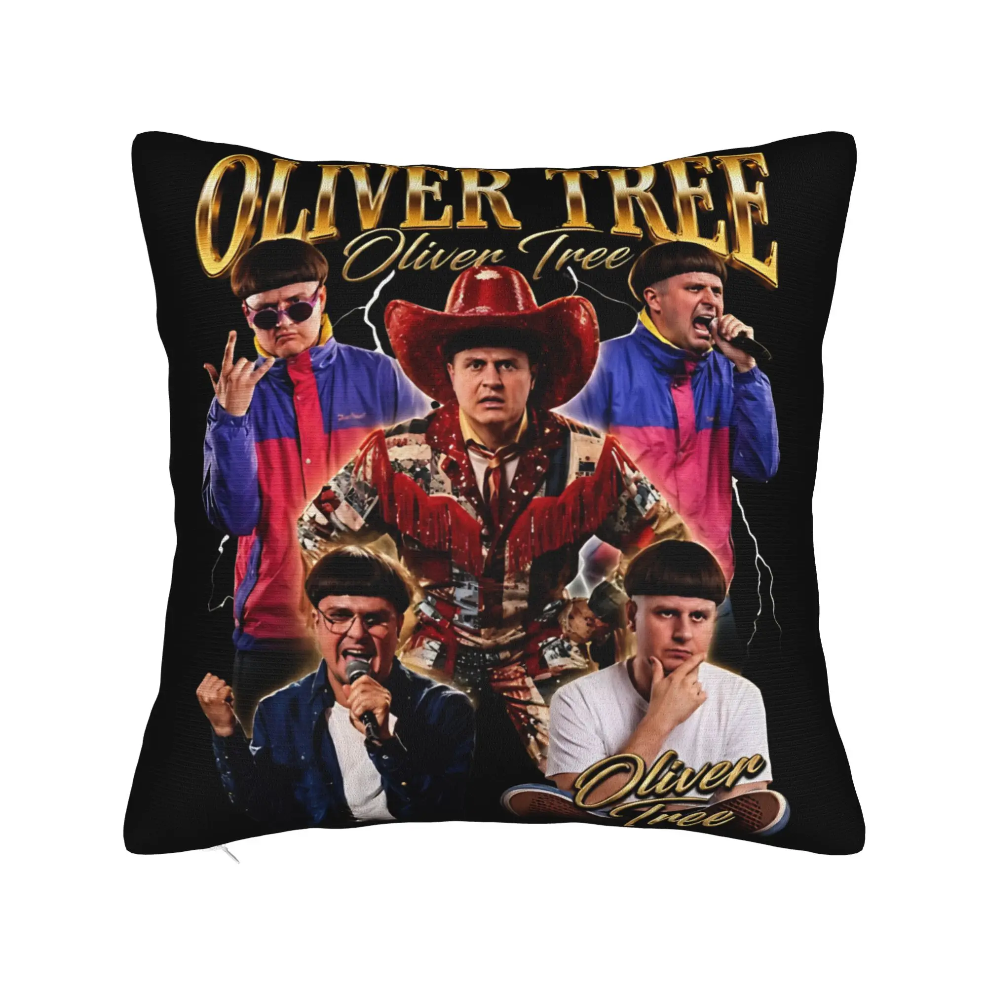 Oliver Tree Rest In Peace 1993 to 2026 Memorial Pillowcase Cushion Cover Decorative Throw Pillow Case Cover Home Square 45X45cm