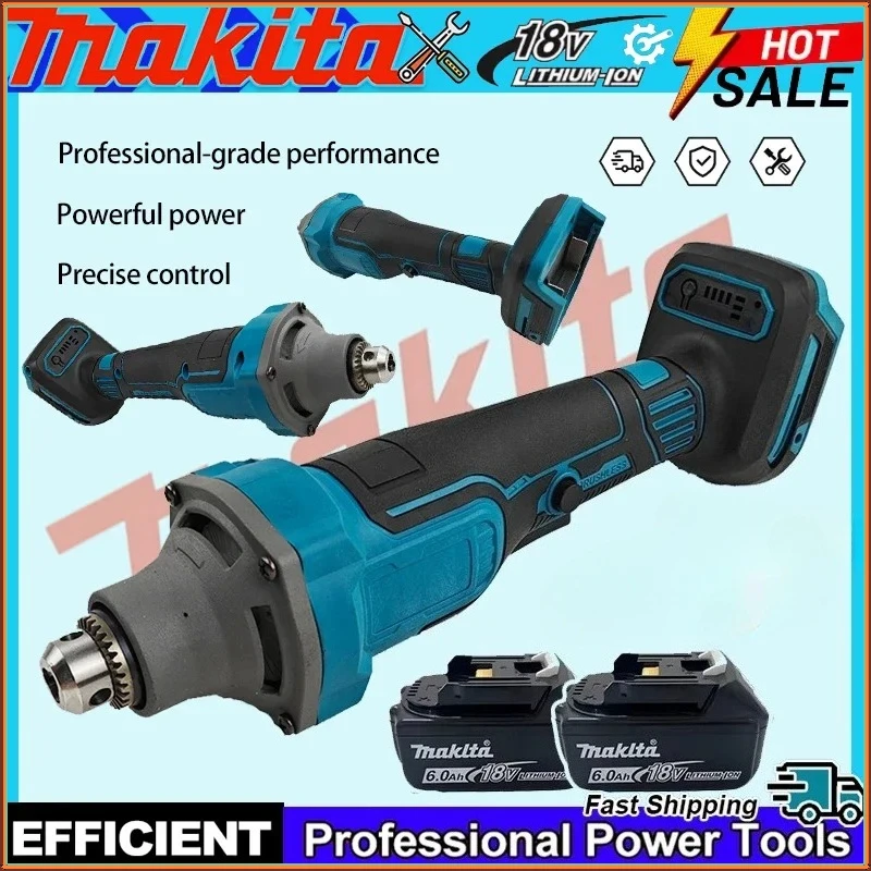 

Makita Cordless Die Grinder 4 Gears Brushless Straight Grinders Chuck Grinding Polishing Engraving Tools For 18V Battery
