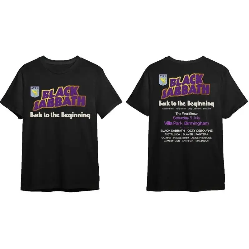 

Черная футболка Sabbaaaath Tour 2025 Best For Fan Cute Hot